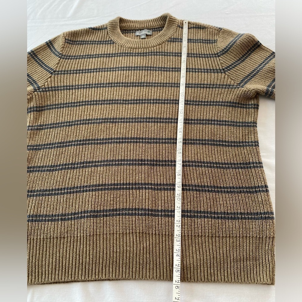 L.L.Bean Signature 100% Cotton Knit Sweater. Size medium. - Picture 6 of 9
